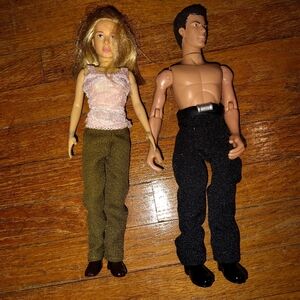 Buffy The Vampire Slayer And Angel Vampire Dolls